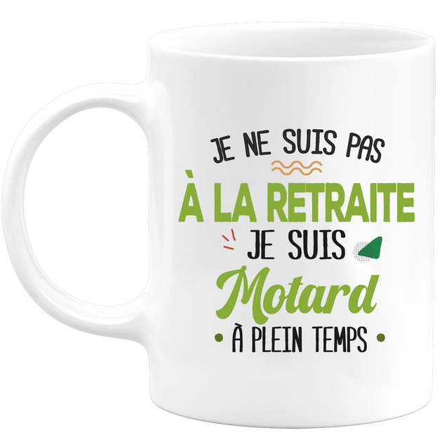 Mug cadeau motard - je ne suis pas parfait mais je suis motard - Cadea