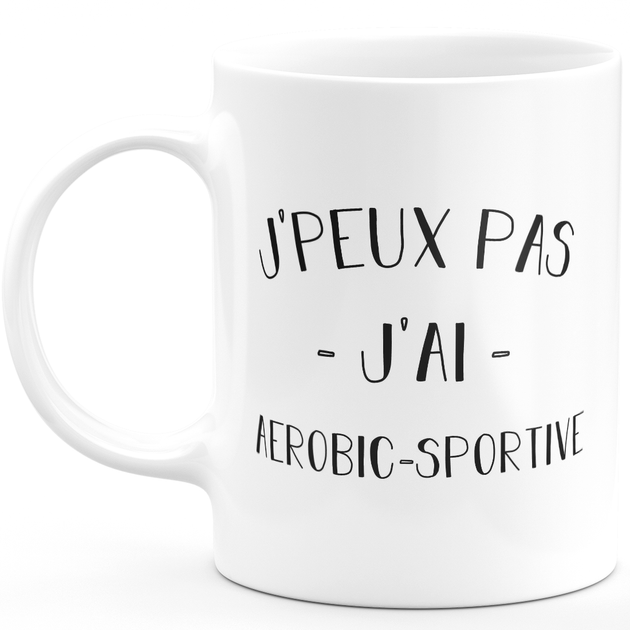 Mug J'Peux Pas J'ai Squats - Sports - Mug-Cadeau