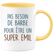 Mug pas besoin de barbe pour être un super Emil