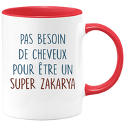 Mug pas besoin de cheveux pour être un super Zakarya