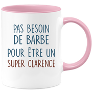 Mug pas besoin de barbe pour être un super Clarence