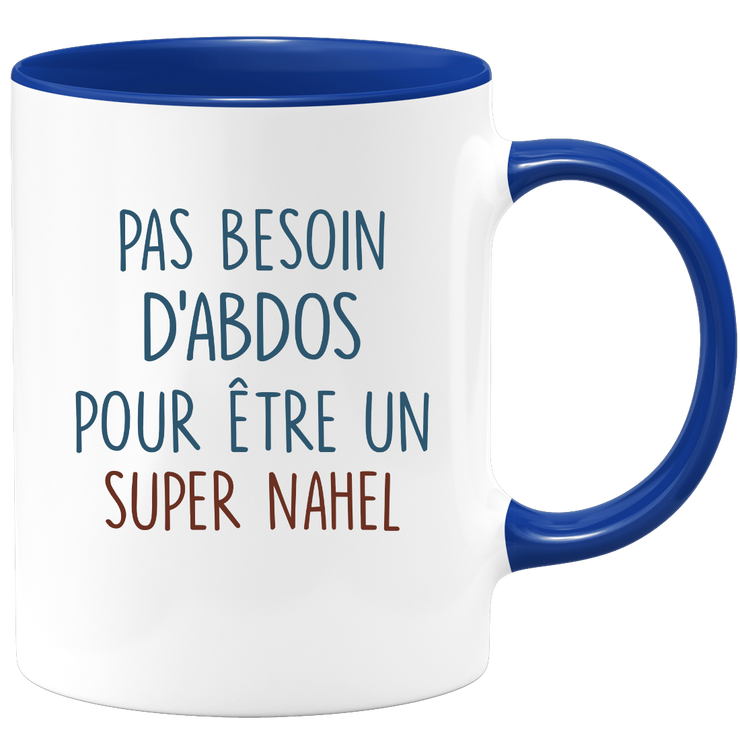 Mug pas besoin d'abdominaux pour être un super Nahel