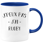 Mug I can't I have rugby - funny birthday humor gift for rugby