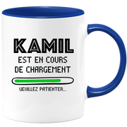 quotedazur - Mug Kamil Est En Cours De Chargement Veuillez Patienter - Cadeau Kamil Prénom Homme Personnalisé - Cadeau Annniversaire Noël Adolescent Collègue