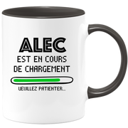 quotedazur - Mug Alec Est En Cours De Chargement Veuillez Patienter - Cadeau Alec Prénom Homme Personnalisé - Cadeau Annniversaire Noël Adolescent Collègue