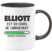 Mug Elliott Is Loading Please Wait - Personalized Elliott First Name Man Gift