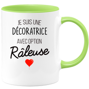 quotedazur - Mug Je Suis Une Décoratrice Avec Option Râleuse - Cadeau Idéal Pour Décoratrice - Cadeau Personnalisé Pour Femme - Cadeau Original Pour Anniversaire Ou Noël