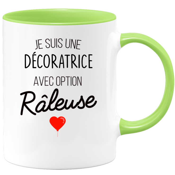 quotedazur - Mug Je Suis Une Décoratrice Avec Option Râleuse - Cadeau Idéal Pour Décoratrice - Cadeau Personnalisé Pour Femme - Cadeau Original Pour Anniversaire Ou Noël