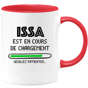 quotedazur - Mug Issa Est En Cours De Chargement Veuillez Patienter - Cadeau Issa Prénom Homme Personnalisé - Cadeau Annniversaire Noël Adolescent Collègue