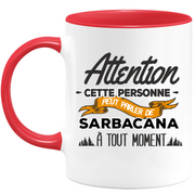 quotedazur - Mug This Person Can Talk About Sarbacana At Any Time - Sport Humor Gift - Original Gift Idea - Sarbacana Mug - Birthday Or Christmas