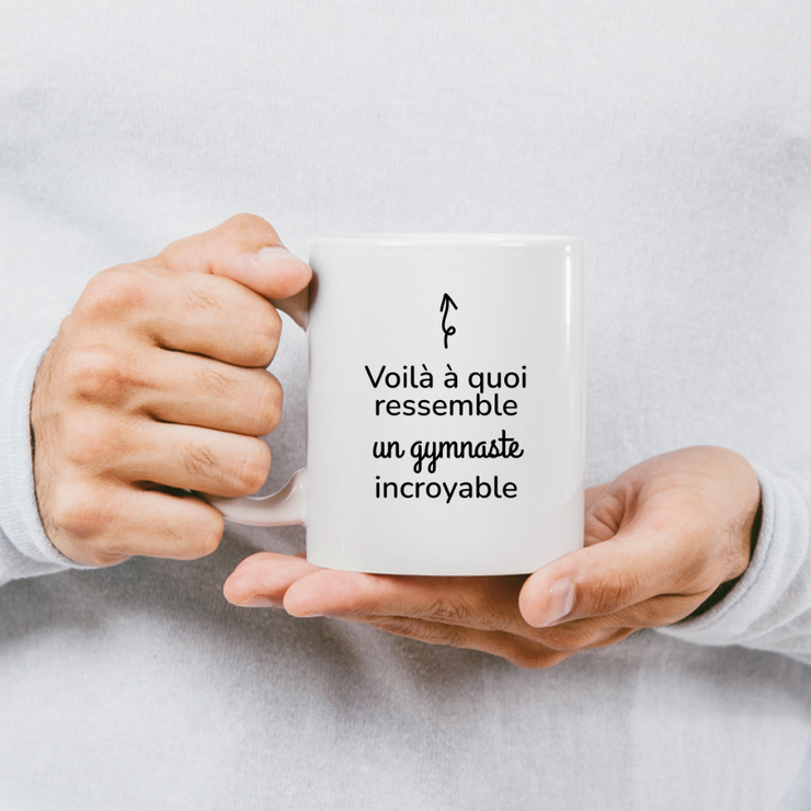 quotedazur - Mug Voilà à Quoi Ressemble Un Gymnaste Incroyable - Cadeau Gymnaste - Idée Cadeau Anniversaire - Idée Pour Une Attention Originale Gymnaste