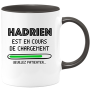 quotedazur - Mug Hadrien Est En Cours De Chargement Veuillez Patienter - Cadeau Hadrien Prénom Homme Personnalisé - Cadeau Annniversaire Noël Adolescent Collègue