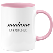 quotedazur - Mug Madame La Radiologue - Cadeau Pour Radiologue - Cadeau Personnalisé Pour Femme - Cadeau Original Anniversaire Ou Noël