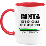 Binta Mug Is Loading Please Wait - Personalized Binta First Name Woman Gift