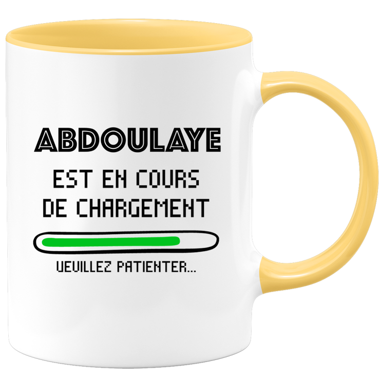 quotedazur - Mug Abdoulaye Est En Cours De Chargement Veuillez Patienter - Cadeau Abdoulaye Prénom Homme Personnalisé - Cadeau Annniversaire Noël Adolescent Collègue