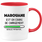 quotedazur - Mug Marouane Est En Cours De Chargement Veuillez Patienter - Cadeau Marouane Prénom Homme Personnalisé - Cadeau Annniversaire Noël Adolescent Collègue