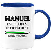 quotedazur - Mug Manuel Est En Cours De Chargement Veuillez Patienter - Cadeau Manuel Prénom Homme Personnalisé - Cadeau Annniversaire Noël Adolescent Collègue