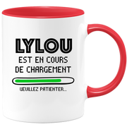 quotedazur - Mug Lylou Est En Cours De Chargement Veuillez Patienter - Cadeau Lylou Prénom Femme Personnalisé - Cadeau Annniversaire Noël Adolescent Collègue