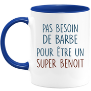 Mug pas besoin de barbe pour être un super Benoit