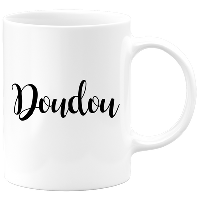 quotedazur - Mug Doudou Bisous - Idée Cadeau Couple Amour Femme ou Homme Pour La Saint Valentin, Anniversaire Ou Noël