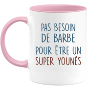 Mug pas besoin de barbe pour être un super Younès