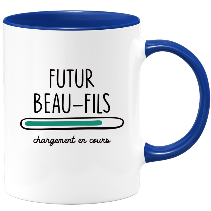 quotedazur - Mug Futur Beau Fils Idéal pour Cadeau Famille, Engagement, Fiançailles