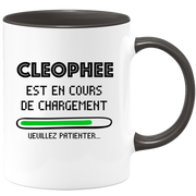 quotedazur - Mug Cleophee Est En Cours De Chargement Veuillez Patienter - Cadeau Cleophee Prénom Femme Personnalisé - Cadeau Annniversaire Noël Adolescent Collègue