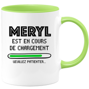 Mug Meryl Is Loading Please Wait - Personalized First Name Meryl Gift For Women