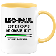 quotedazur - Mug Leo-Paul Est En Cours De Chargement Veuillez Patienter - Cadeau Leo-Paul Prénom Homme Personnalisé - Cadeau Annniversaire Noël Adolescent Collègue