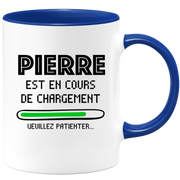 quotedazur - Mug Pierre Est En Cours De Chargement Veuillez Patienter - Cadeau Pierre Prénom Homme Personnalisé - Cadeau Annniversaire Noël Adolescent Collègue