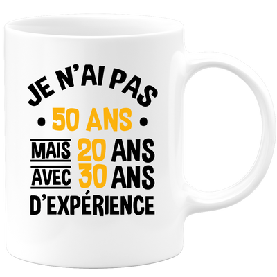 Funny funny 50th birthday mug - 50th birthday gift mug Man Woman Humor Original