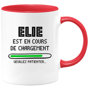 quotedazur - Mug Elie Est En Cours De Chargement Veuillez Patienter - Cadeau Elie Prénom Homme Personnalisé - Cadeau Annniversaire Noël Adolescent Collègue