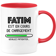 quotedazur - Mug Fatim Est En Cours De Chargement Veuillez Patienter - Cadeau Fatim Prénom Femme Personnalisé - Cadeau Annniversaire Noël Adolescent Collègue