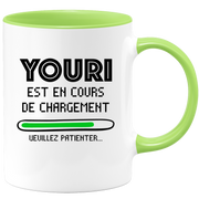 quotedazur - Mug Youri Est En Cours De Chargement Veuillez Patienter - Cadeau Youri Prénom Homme Personnalisé - Cadeau Annniversaire Noël Adolescent Collègue