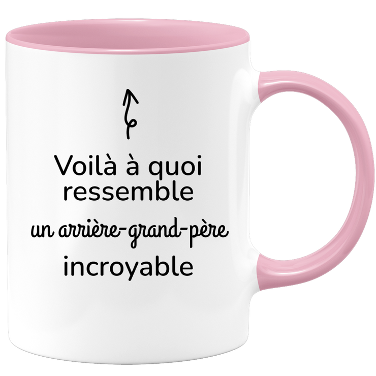 quotedazur - Mug Voilà à Quoi Ressemble Un Arrière-Grand-Père Incroyable - Cadeau Arrière-Grand-Père - Idée Cadeau Anniversaire Arrière-Grand-Père - Idée Pour Une Attention Originale