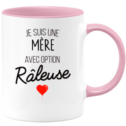 quotedazur - Mug Je Suis Une Mère Avec Option Râleuse - Cadeau Idéal Pour Mère - Cadeau Personnalisé Pour Femme - Cadeau Original Pour Anniversaire Ou Noël