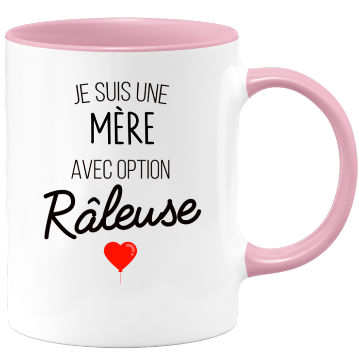 quotedazur - Mug Je Suis Une Mère Avec Option Râleuse - Cadeau Idéal Pour Mère - Cadeau Personnalisé Pour Femme - Cadeau Original Pour Anniversaire Ou Noël