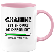 quotedazur - Mug Chahine Est En Cours De Chargement Veuillez Patienter - Cadeau Chahine Prénom Homme Personnalisé - Cadeau Annniversaire Noël Adolescent Collègue