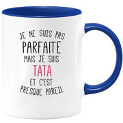 Mug for TATA - I'm not perfect but I'm TATA - ideal birthday humor gift