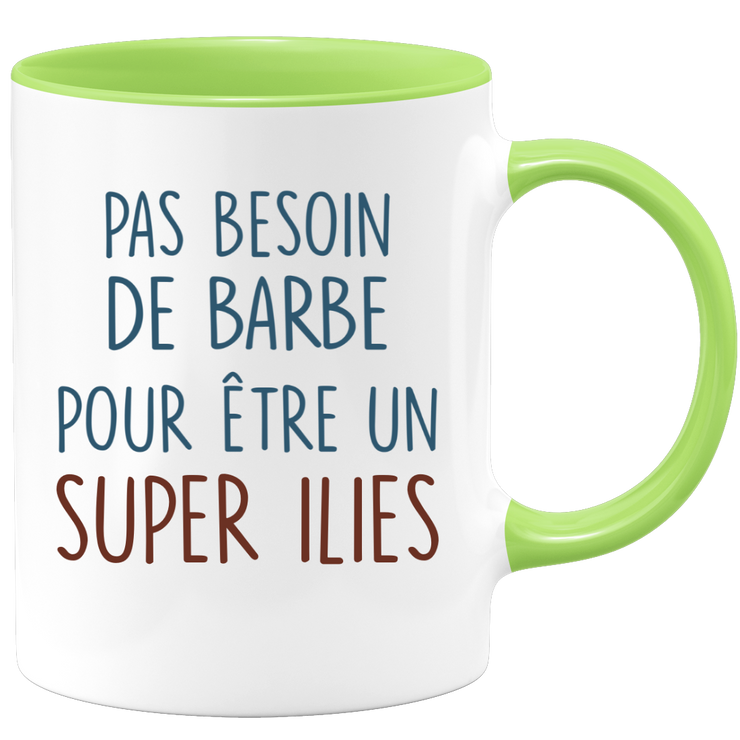 Mug pas besoin de barbe pour être un super Ilies