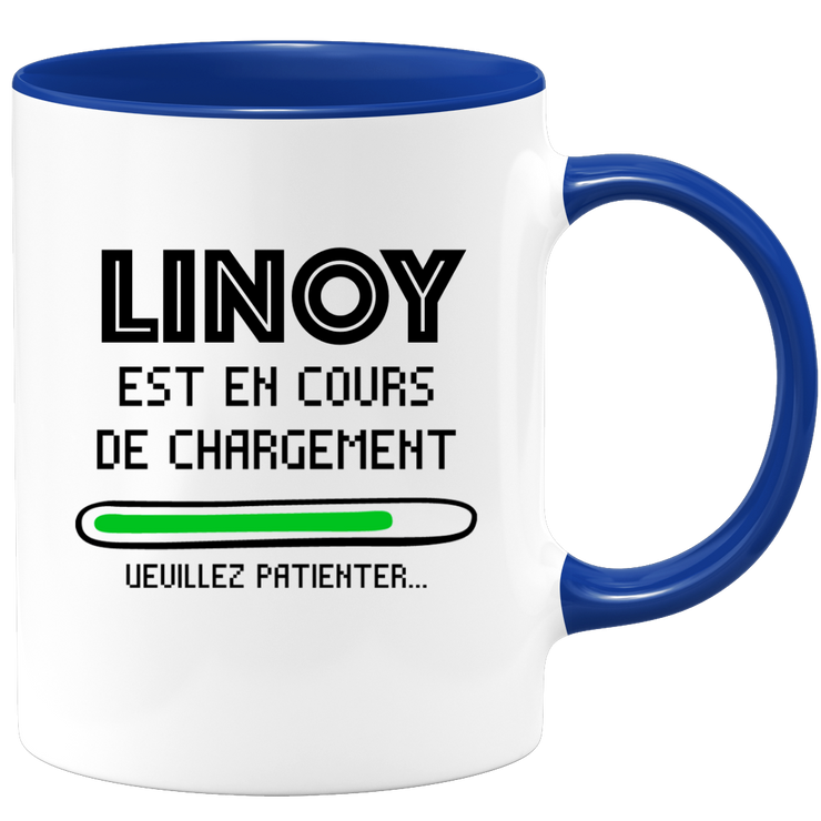 quotedazur - Mug Linoy Est En Cours De Chargement Veuillez Patienter - Cadeau Linoy Prénom Femme Personnalisé - Cadeau Annniversaire Noël Adolescent Collègue