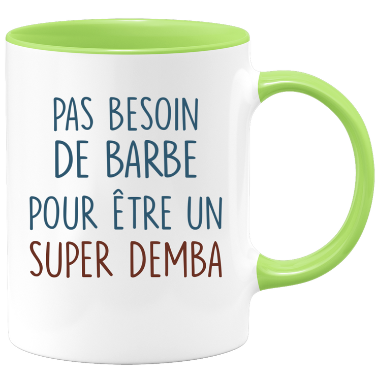 Mug pas besoin de barbe pour être un super Demba