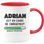 quotedazur - Mug Adrian Est En Cours De Chargement Veuillez Patienter - Cadeau Adrian Prénom Homme Personnalisé - Cadeau Annniversaire Noël Adolescent Collègue