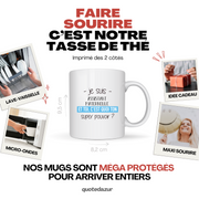 quotedazur - Mug Je Suis Assistant maternelle Et Toi C'est Quoi Ton Super Pouvoir - Cadeau Humour Travail - Idée Cadeau Départ Collègue - Tasse Chef Assistant maternelle - Idéal Pour Noël Au Bureau