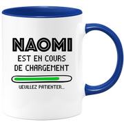 quotedazur - Mug Naomi Est En Cours De Chargement Veuillez Patienter - Cadeau Naomi Prénom Femme Personnalisé - Cadeau Annniversaire Noël Adolescent Collègue