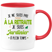 quotedazur - Mug Retraite Je Suis Jardinier - Cadeau Humour Hobbies - Idée Cadeau Retraite Original Jardin - Tasse Jardinier - Départ Retraite Anniversaire Ou Noël