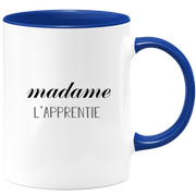 quotedazur - Mug Madame L'Apprentie - Cadeau Pour Apprentie - Cadeau Personnalisé Pour Femme - Cadeau Original Anniversaire Ou Noël