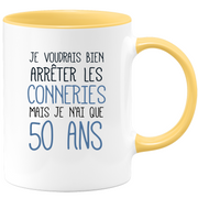 Funny funny 50th birthday mug - 50th birthday gift mug Man Woman Humor Original