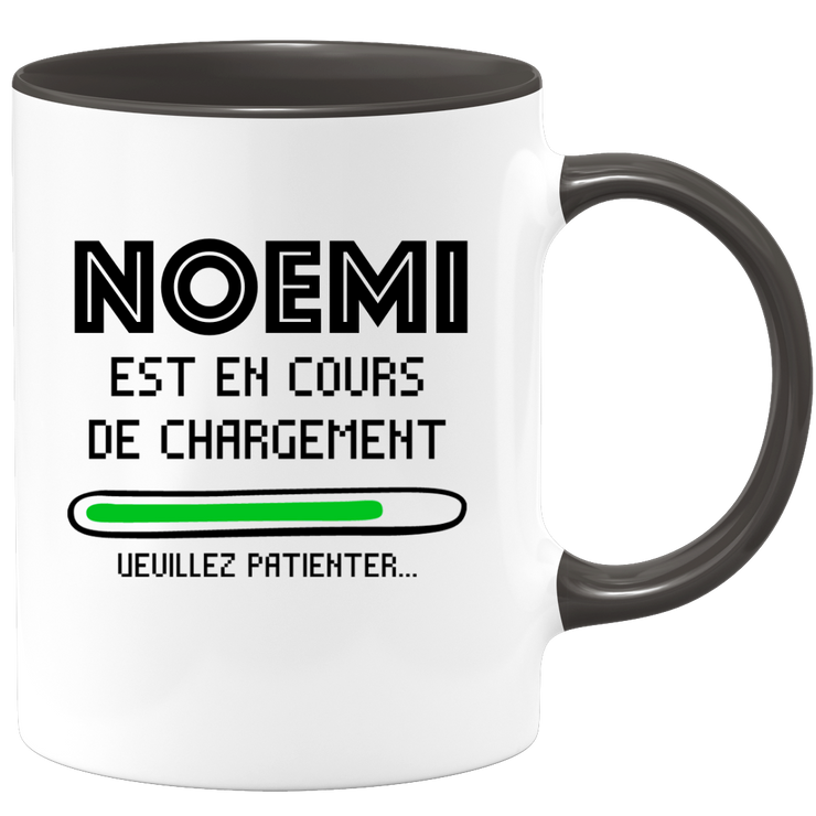 quotedazur - Mug Noemi Est En Cours De Chargement Veuillez Patienter - Cadeau Noemi Prénom Femme Personnalisé - Cadeau Annniversaire Noël Adolescent Collègue