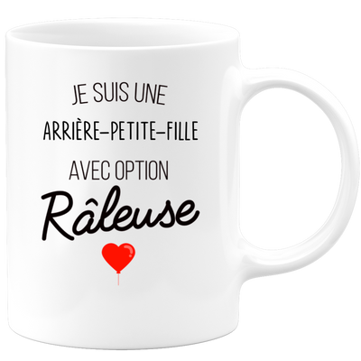 quotedazur - Mug Je Suis Une Arrière-Petite-Fille Avec Option Râleuse - Cadeau Idéal Pour Arrière-Petite-Fille - Cadeau Personnalisé Pour Femme - Cadeau Original Pour Anniversaire Ou Noël